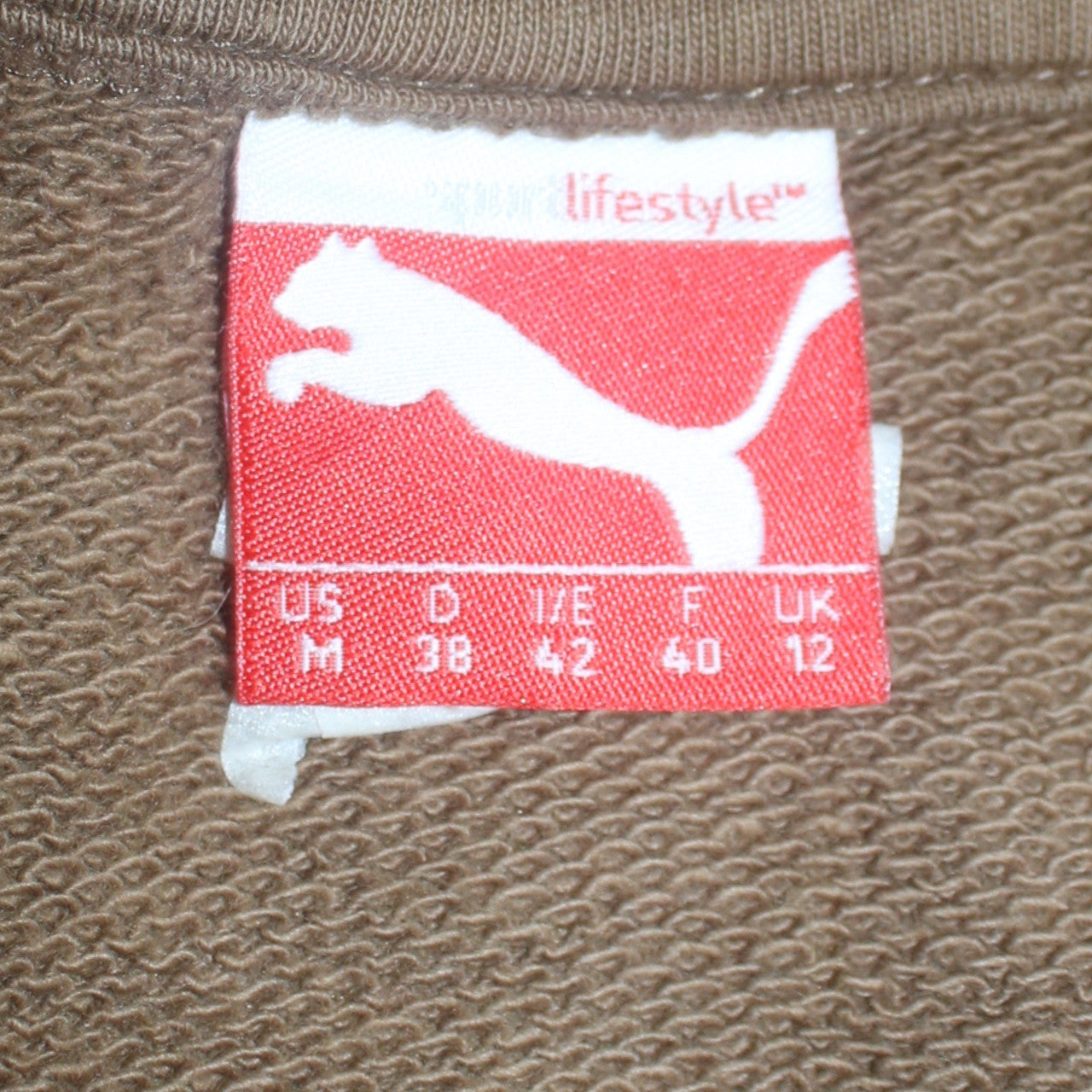 Womens UK Size 12 PUMA Brown Gym & Training Running & Jogging Walking Jacket
