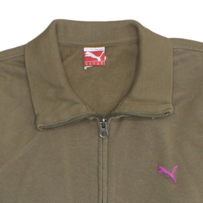 Womens UK Size 12 PUMA Brown Gym & Training Running & Jogging Walking Jacket