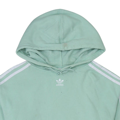 Womens UK Size 10 adidas Green Pullover Hoodie