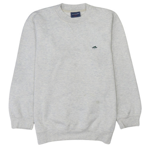 Mens UK Size M Le Shark Grey Pullover Sweatshirt