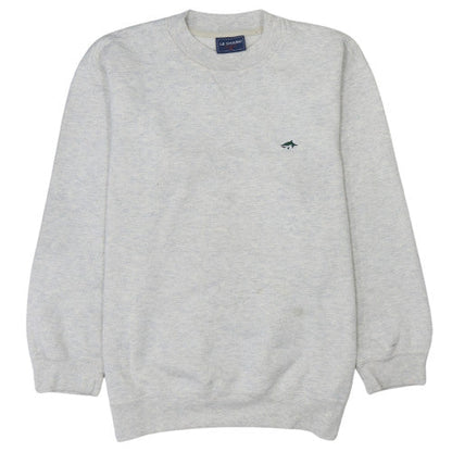 Mens UK Size M Le Shark Grey Pullover Sweatshirt