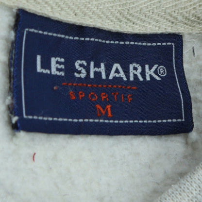 Mens UK Size M Le Shark Grey Pullover Sweatshirt