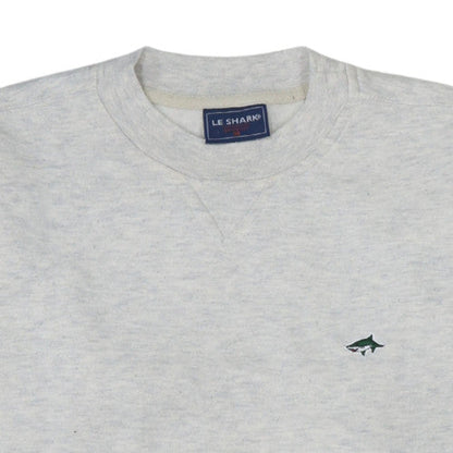 Mens UK Size M Le Shark Grey Pullover Sweatshirt