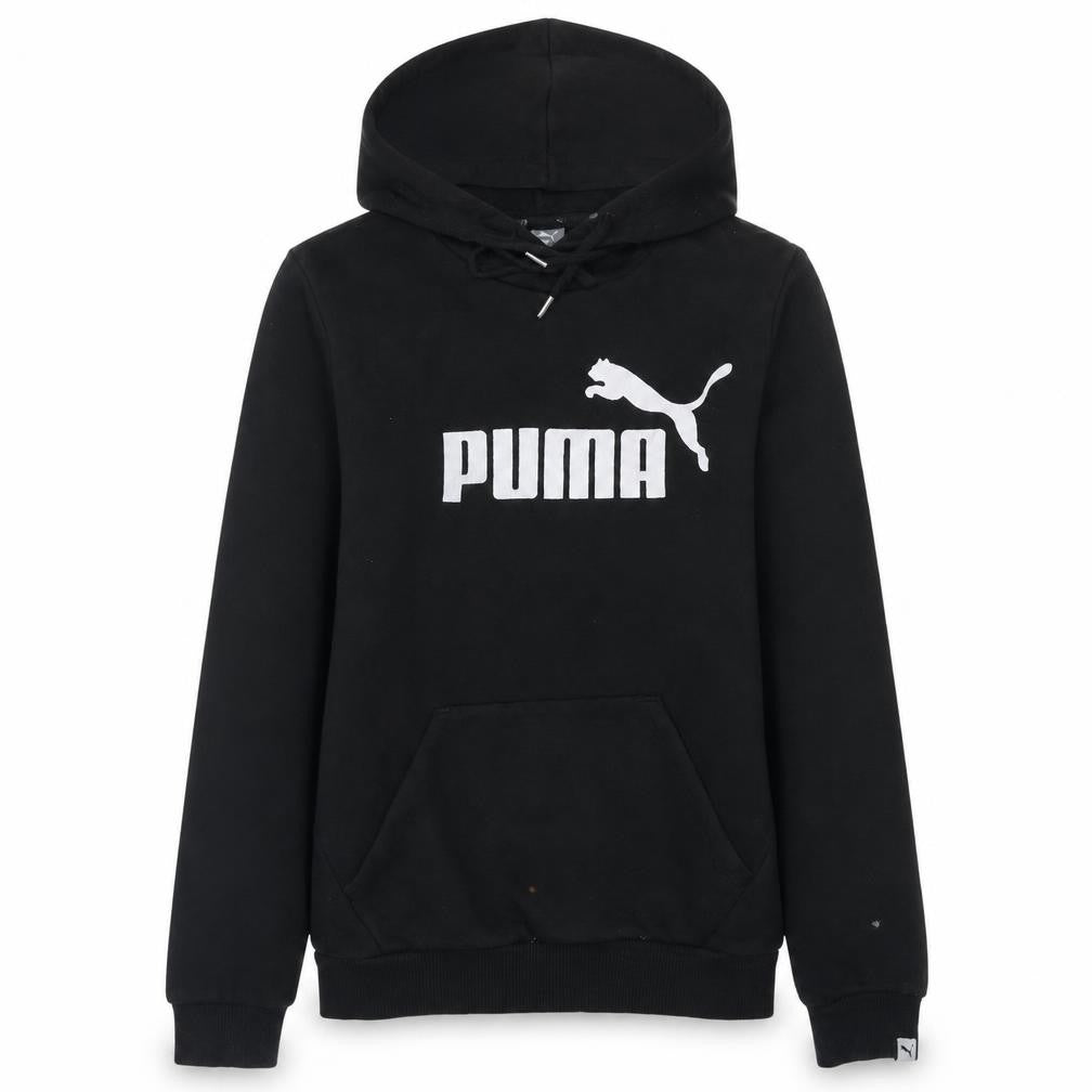 Womens UK Size 10 PUMA Black Pullover Hoodie