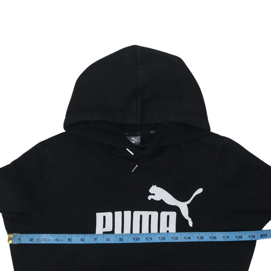 Womens UK Size 10 PUMA Black Pullover Hoodie