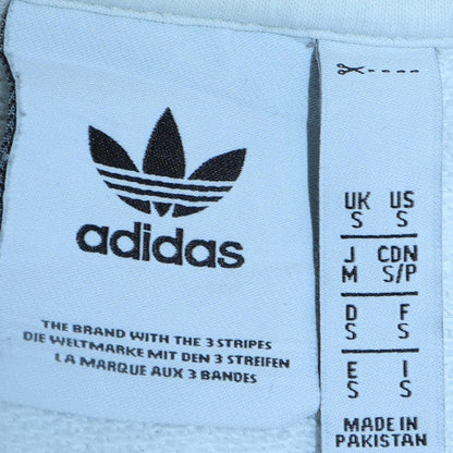 Mens UK Size S adidas White Pullover Sweatshirt