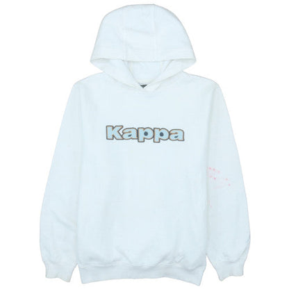 Mens UK Size S Kappa White Pullover Hoodie
