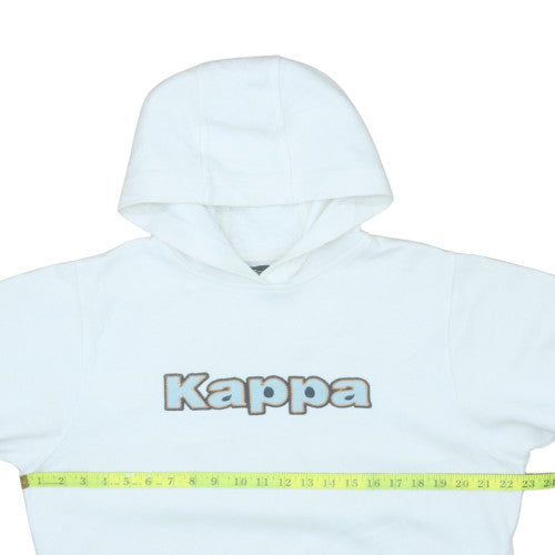 Mens UK Size S Kappa White Pullover Hoodie