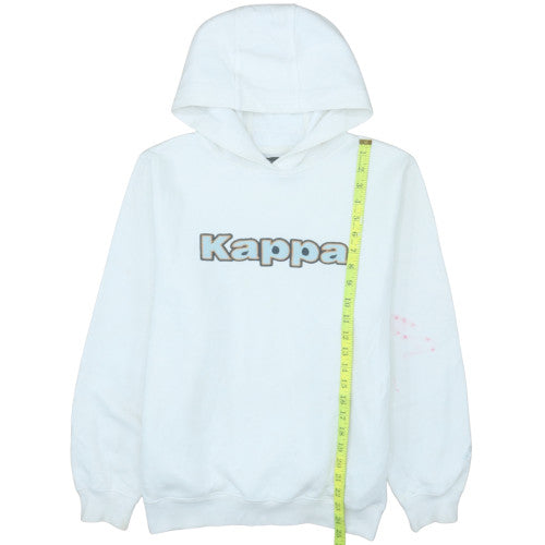 Mens UK Size S Kappa White Pullover Hoodie