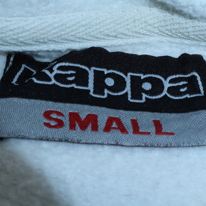 Mens UK Size S Kappa White Pullover Hoodie