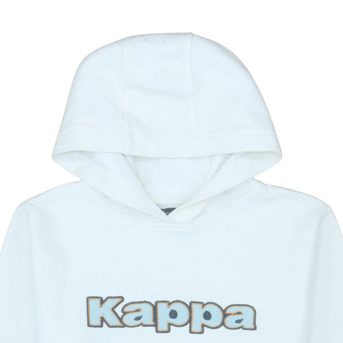 Mens UK Size S Kappa White Pullover Hoodie