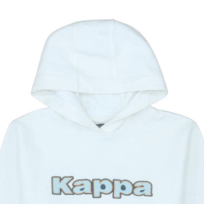 Mens UK Size S Kappa White Pullover Hoodie