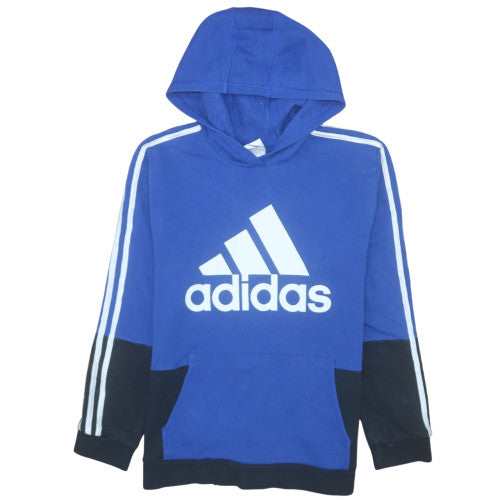 Teens UK Size 18 adidas Blue Pullover Hoodie