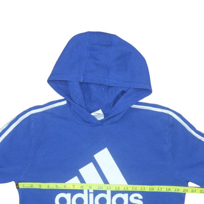 Teens UK Size 18 adidas Blue Pullover Hoodie