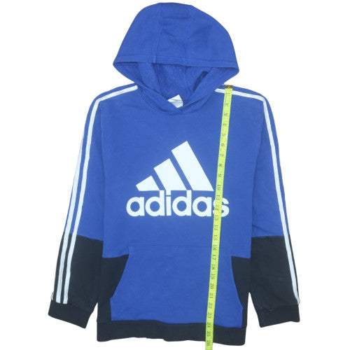 Teens UK Size 18 adidas Blue Pullover Hoodie