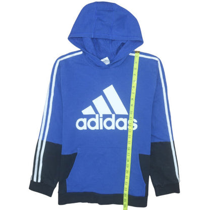 Teens UK Size 18 adidas Blue Pullover Hoodie