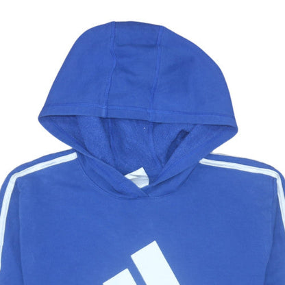 Teens UK Size 18 adidas Blue Pullover Hoodie