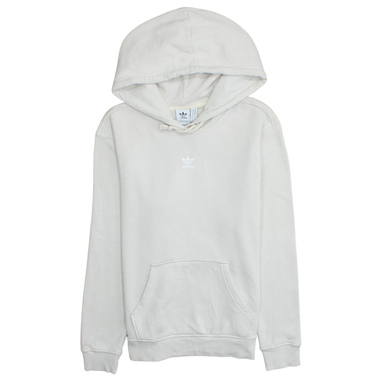 Womens UK Size 6 adidas Beige Pullover Hoodie