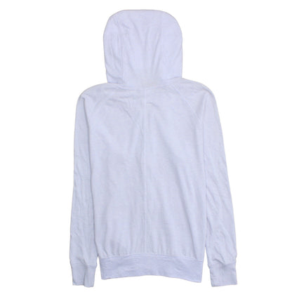 Womens UK Size L Nike Grey Full Zip Hoodie