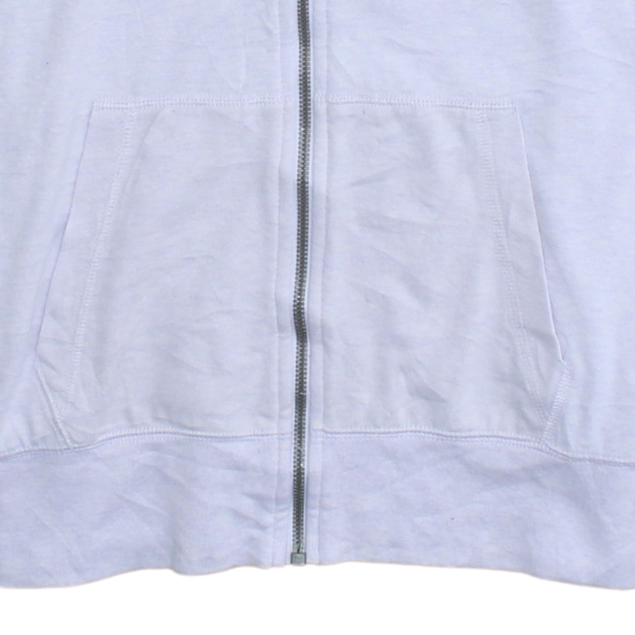 Womens UK Size L Nike Grey Full Zip Hoodie