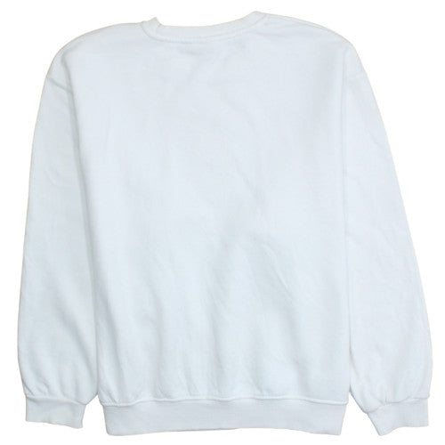 Womens UK Size L Bruce Springsteen White Pullover Sweatshirt