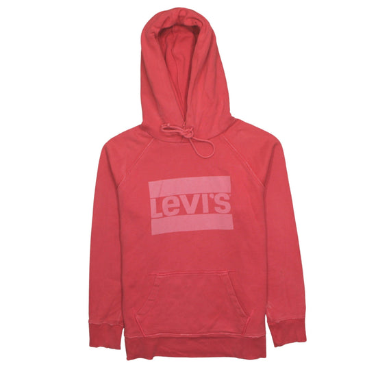 Womens UK Size M Levi's Pink Pullover Hoodie