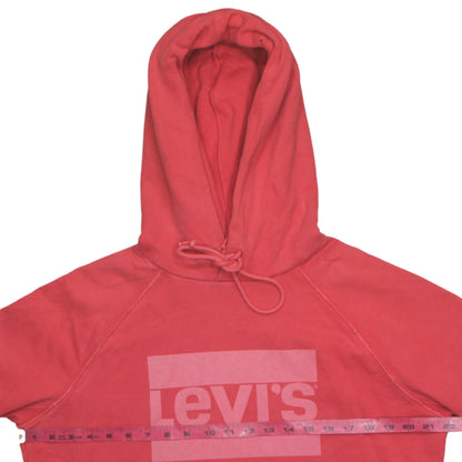 Womens UK Size M Levi's Pink Pullover Hoodie