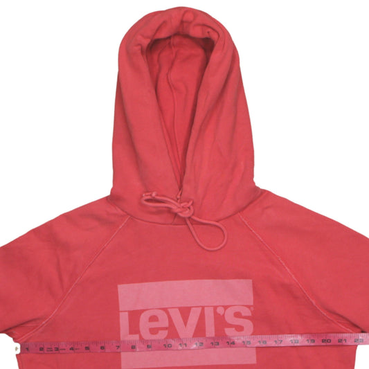 Womens UK Size M Levi's Pink Pullover Hoodie