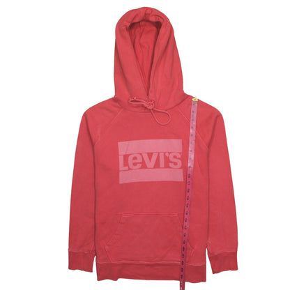 Womens UK Size M Levi's Pink Pullover Hoodie