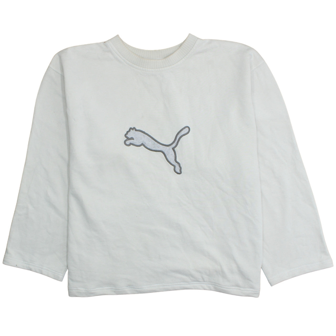 Mens UK Size XL PUMA White Pullover Sweatshirt