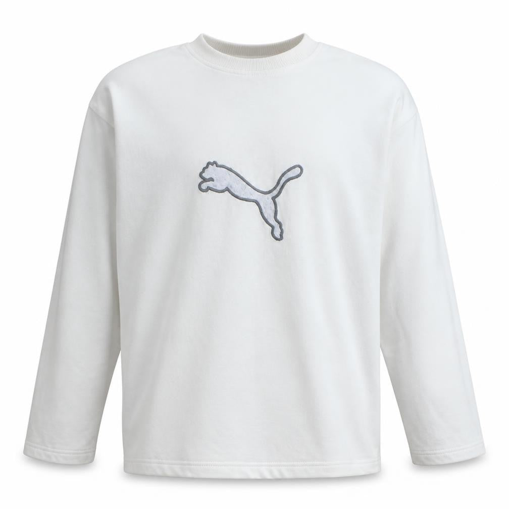 Mens UK Size XL PUMA White Pullover Sweatshirt