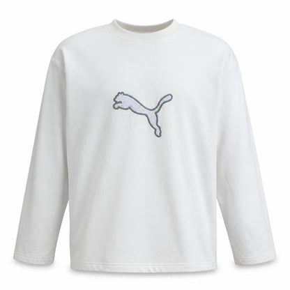 Mens UK Size XL PUMA White Pullover Sweatshirt