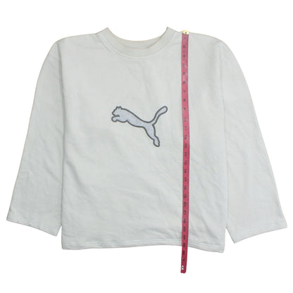 Mens UK Size XL PUMA White Pullover Sweatshirt