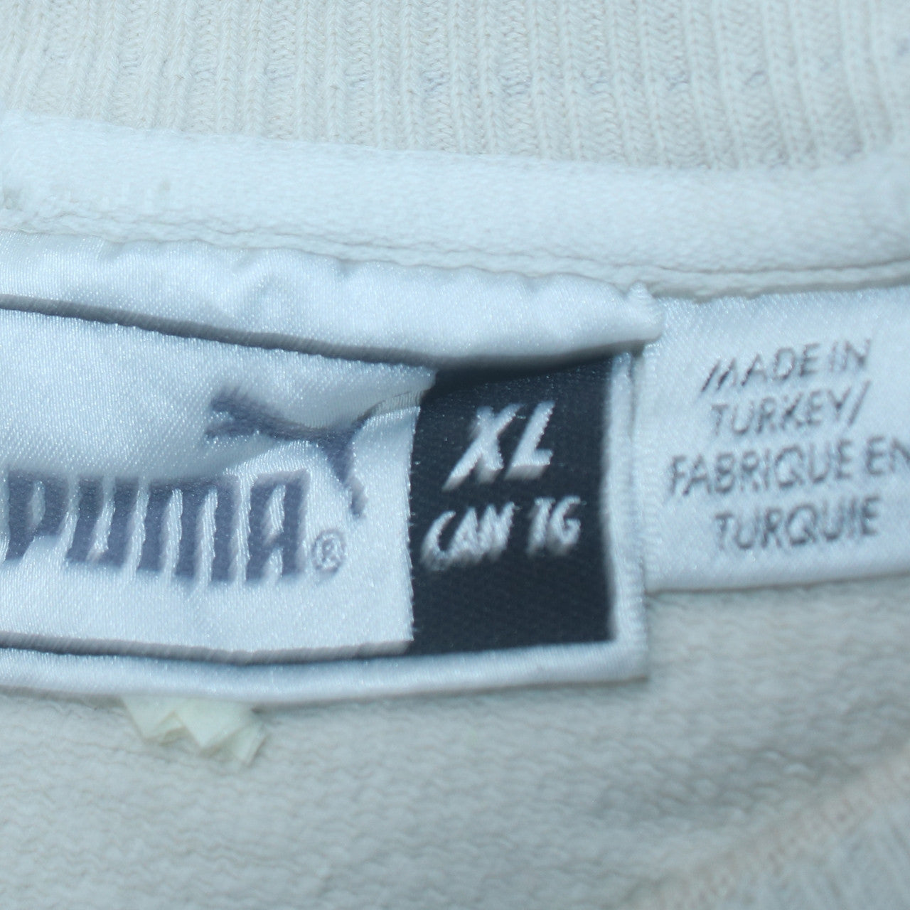 Mens UK Size XL PUMA White Pullover Sweatshirt