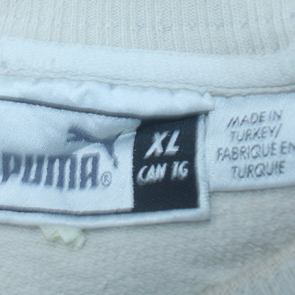 Mens UK Size XL PUMA White Pullover Sweatshirt