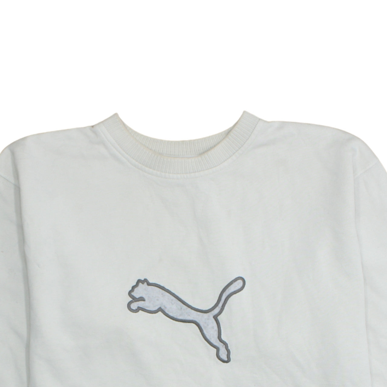 Mens UK Size XL PUMA White Pullover Sweatshirt