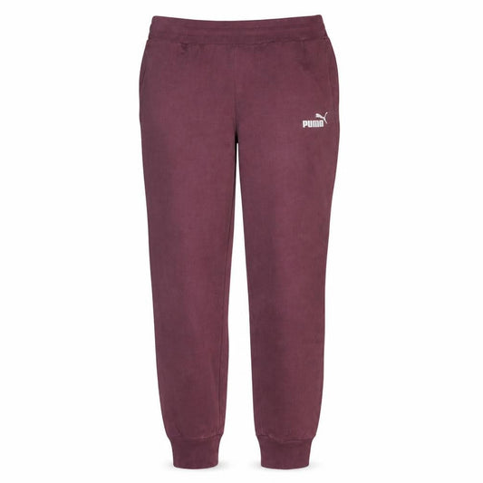 Puma Women Purple Size 12 Sweatpants Fleece Comfort Tapered Trousers