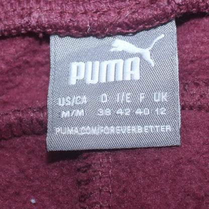Puma Women Purple Size 12 Sweatpants Fleece Comfort Tapered Trousers
