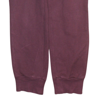Puma Women Purple Size 12 Sweatpants Fleece Comfort Tapered Trousers