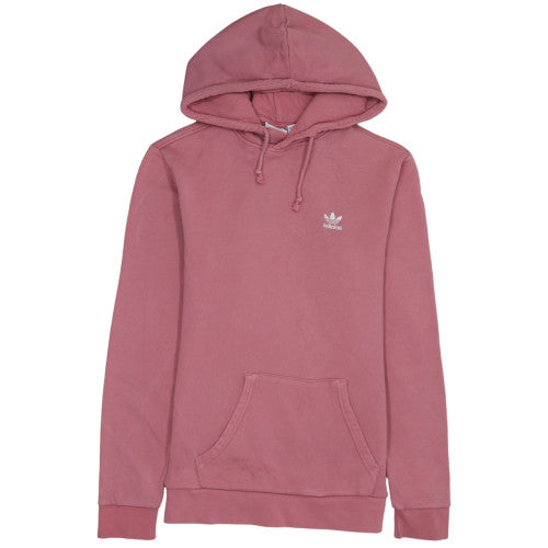 Womens UK Size XS adidas Pink Pullover Hoodie