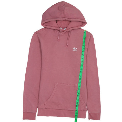 Womens UK Size XS adidas Pink Pullover Hoodie