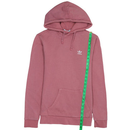 Womens UK Size XS adidas Pink Pullover Hoodie