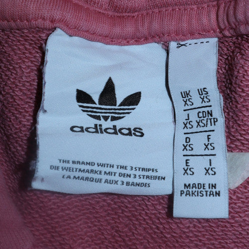 Womens UK Size XS adidas Pink Pullover Hoodie