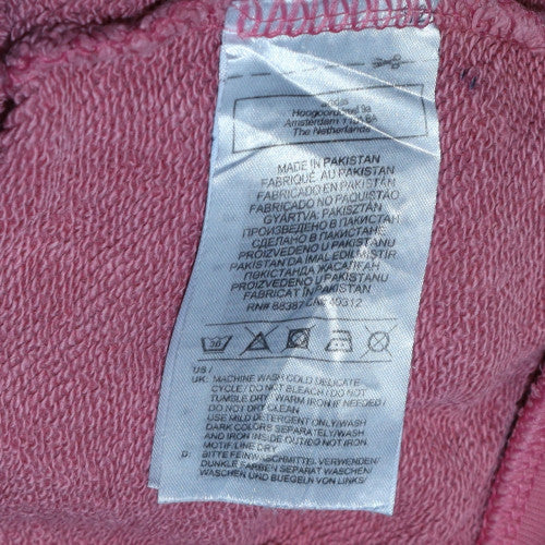 Womens UK Size XS adidas Pink Pullover Hoodie