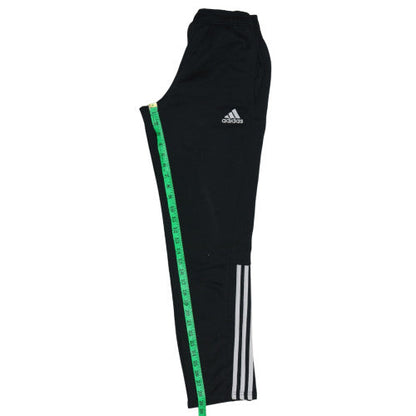 Mens UK Size M adidas Regular Fit Track Pants Black Trousers