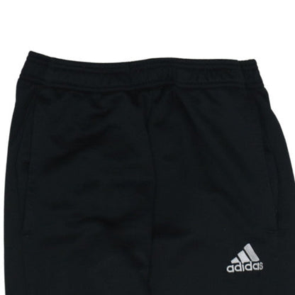 Mens UK Size M adidas Regular Fit Track Pants Black Trousers