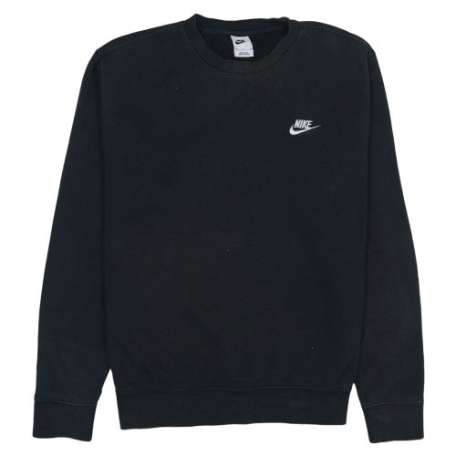 Mens UK Size M Nike Black Pullover Sweatshirt