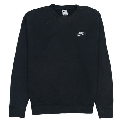 Mens UK Size M Nike Black Pullover Sweatshirt
