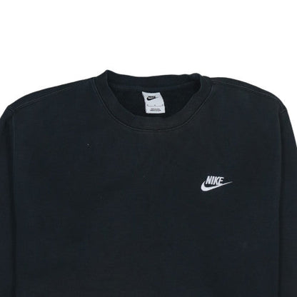 Mens UK Size M Nike Black Pullover Sweatshirt