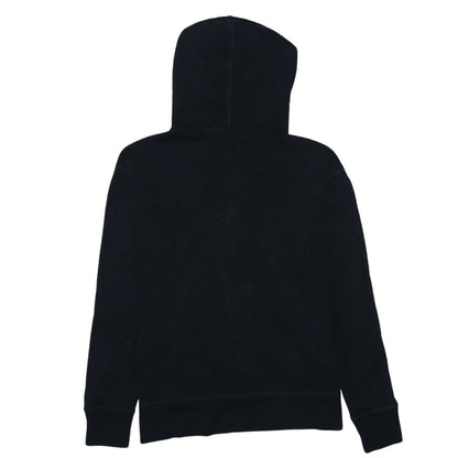 Womens UK Size XS Polo Ralph Lauren Black Full Zip Hoodie